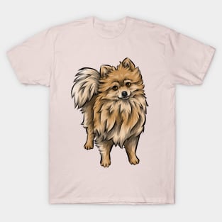 Cute Pomeranian dog T-Shirt